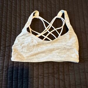 Lululemon Gray and Pink Sports Bra